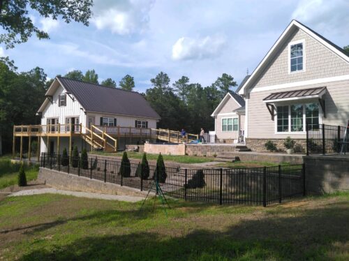 4 Belhaven Style Fence Installed